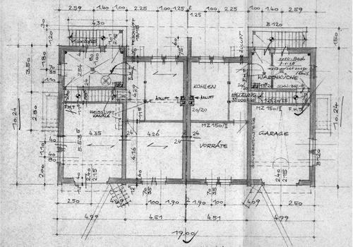 Grundriss Keller