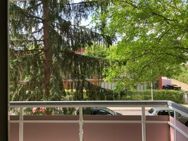 Blick vom Balkon