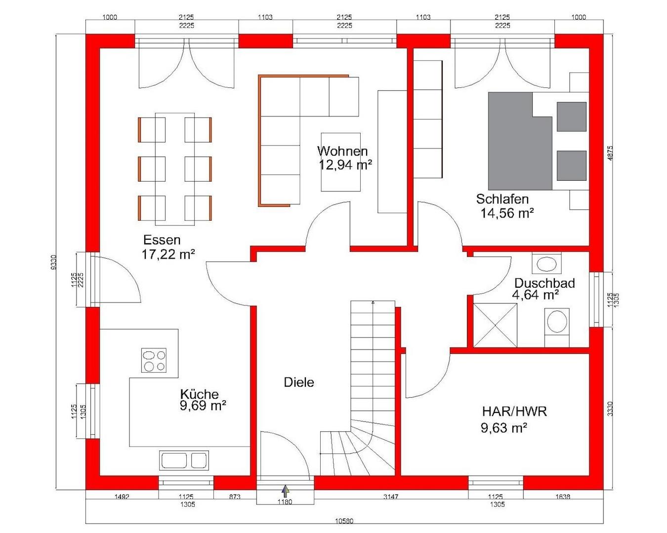 Grundriss EG