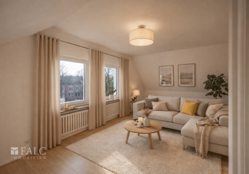 Wohnzimmer / Esszimmer (Einrichtungsbeispiel)