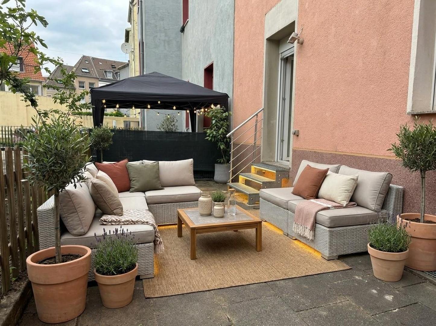 Terrasse statt Balkon