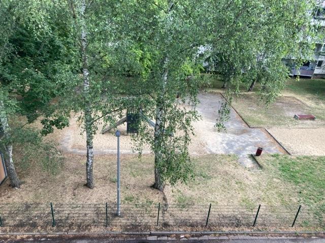 Blick auf den Spielplatz