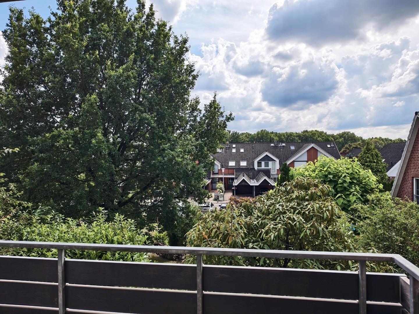 Blick vom Balkon