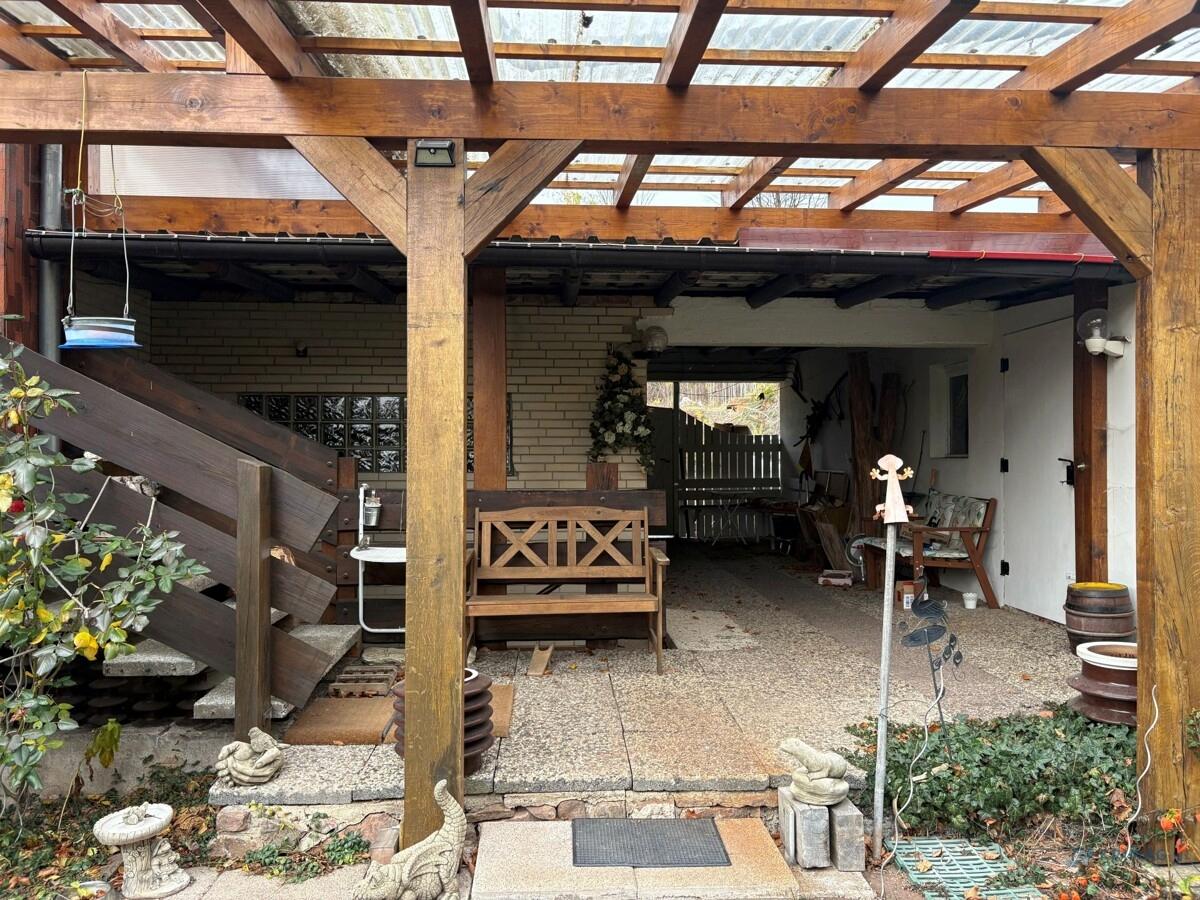 Pergola Eingang