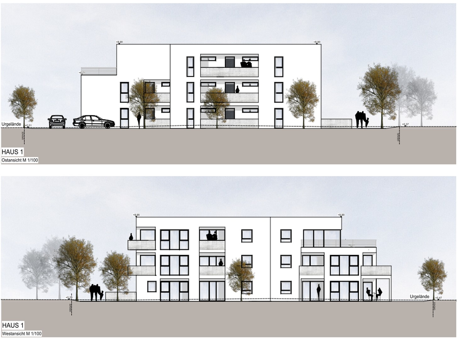 Ansicht Haus 1