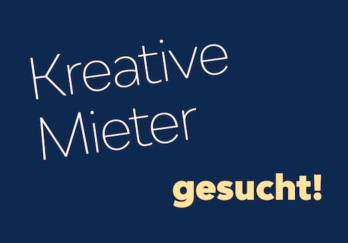 Wir suchen kreative Mieter für diese Wohnung