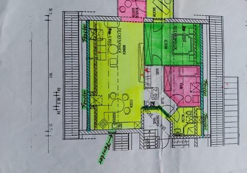 Grundriss der Wohnung