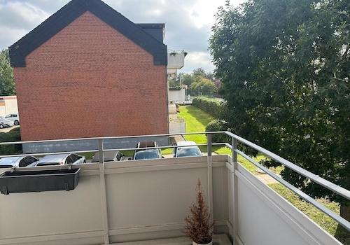 Blick vom Balkon