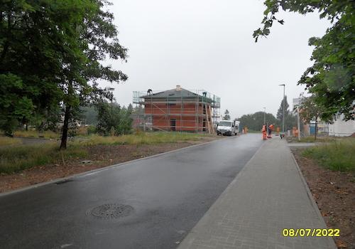 rege Bautätigkeit an Anliegerstr.