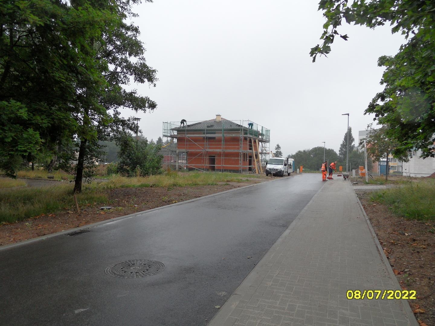 rege Bautätigkeit an Anliegerstr.