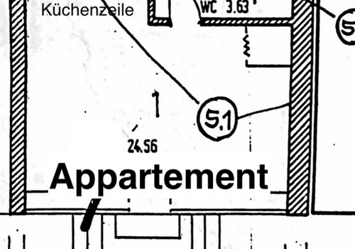 Grundriss Appartement