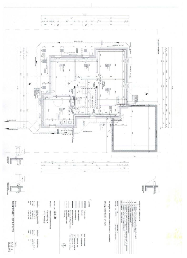 Grundriss Keller