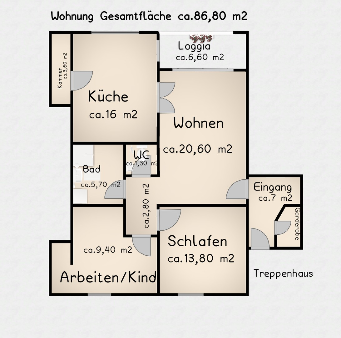 Grundriss 2D