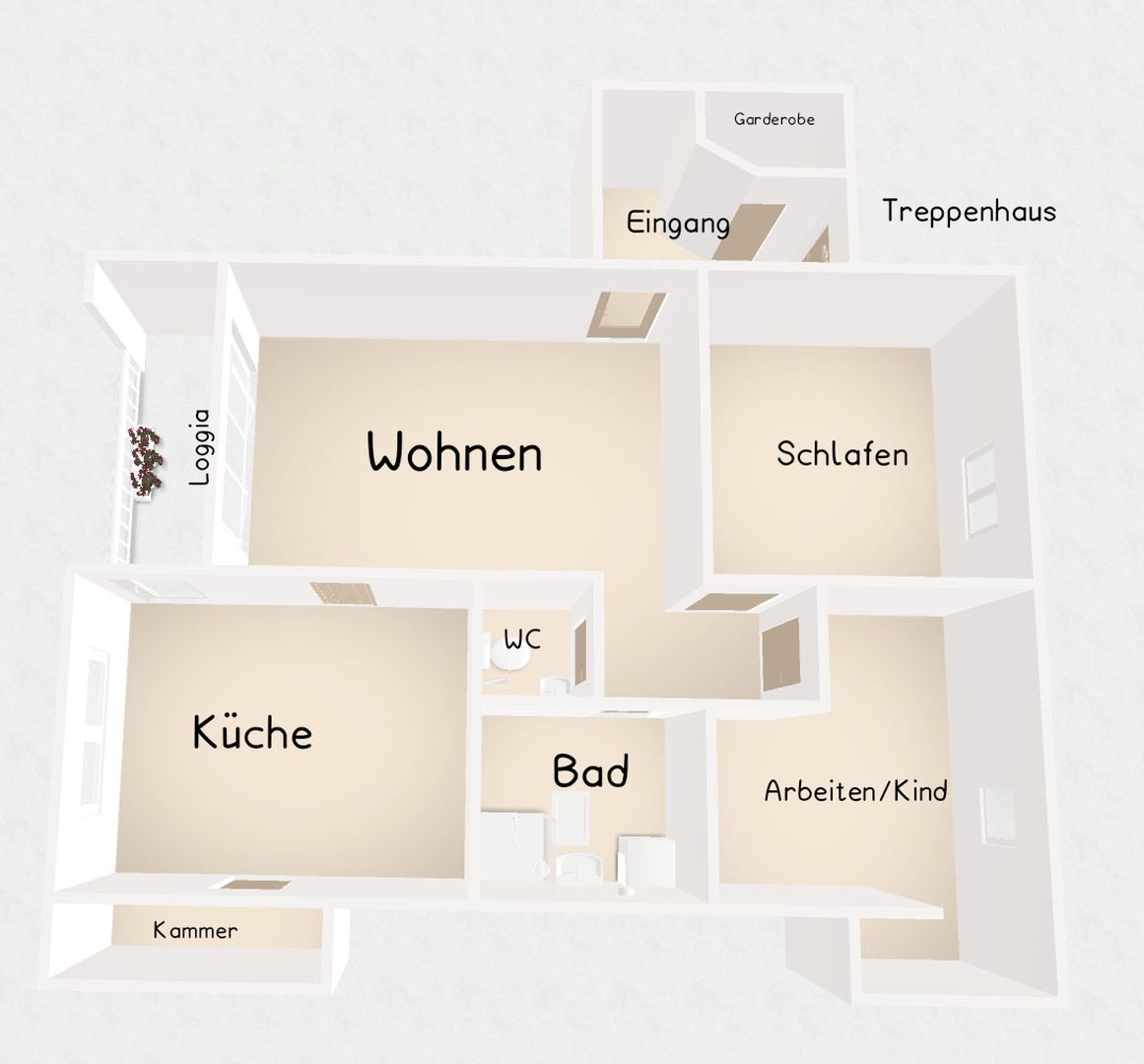 Grundriss 3D