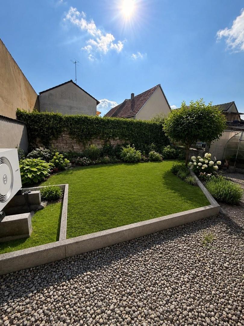 Garten nach Fertigstellung