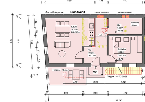 Grundriss WE1