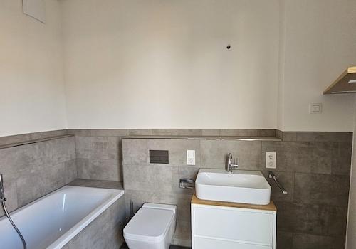 Bad en suite mit Tageslicht