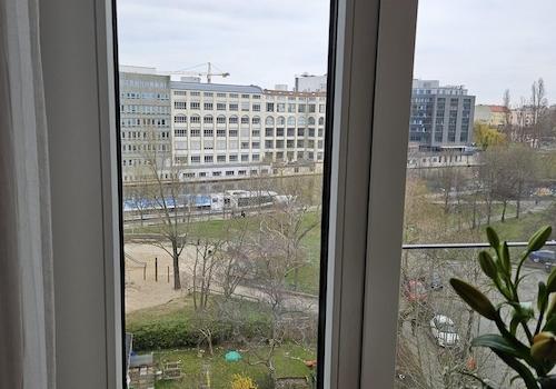 Blick aus dem Essbereich