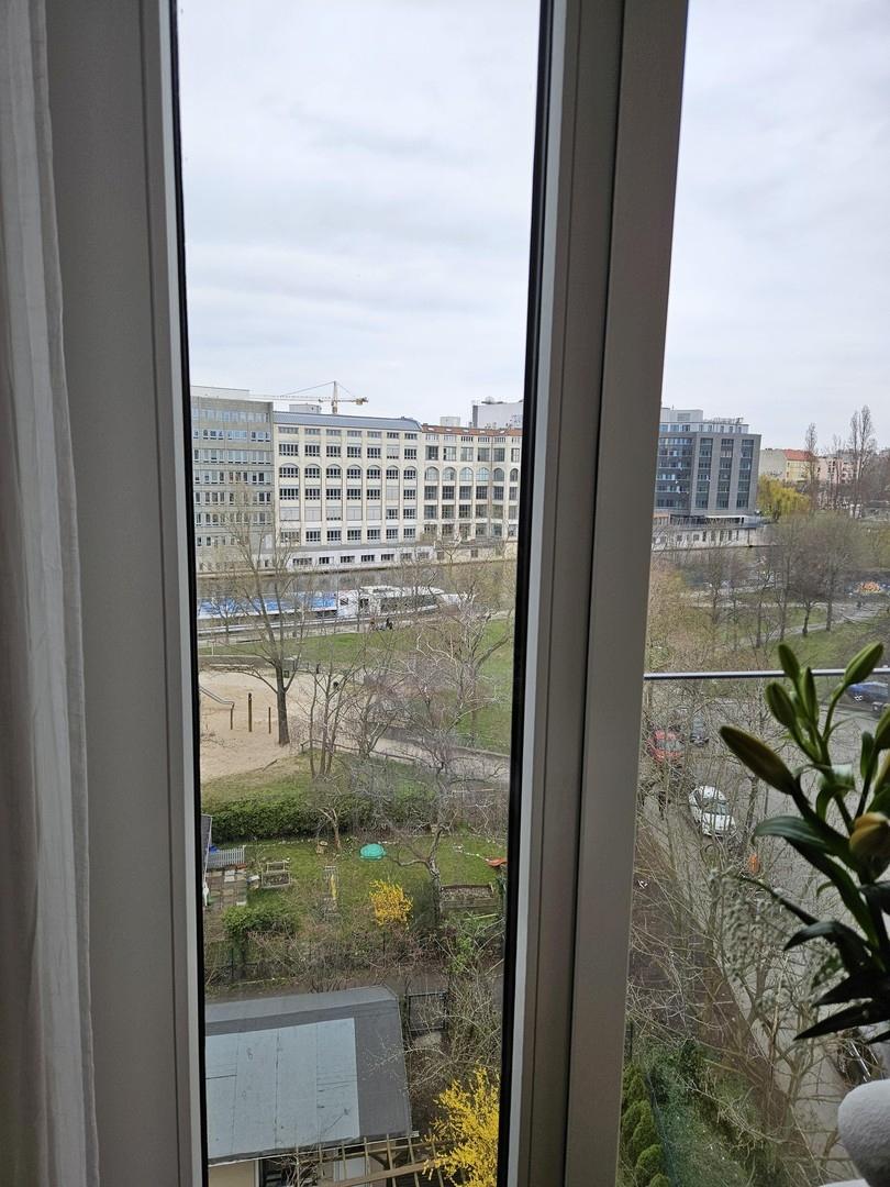 Blick aus dem Essbereich