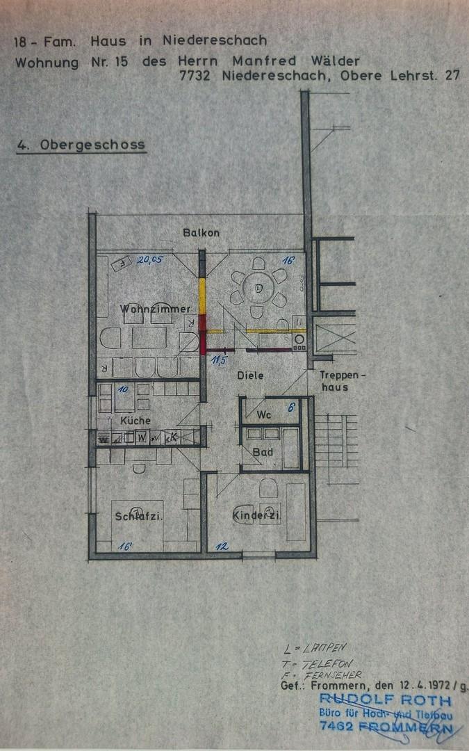Grundriss Wohnung