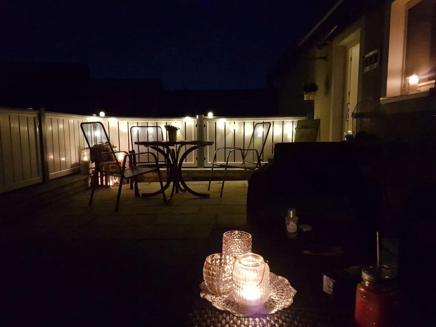Sommerabend auf der Terasse:)