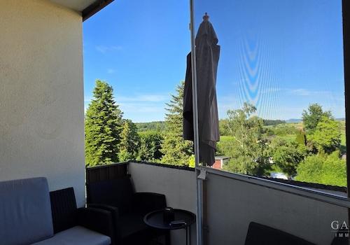 Ausblick vom Balkon
