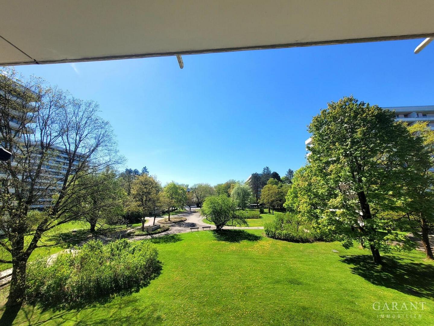 Blick vom Schlafzimmer