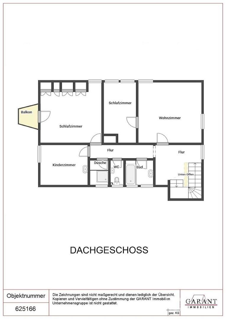 Grundriss Dachgeschoss