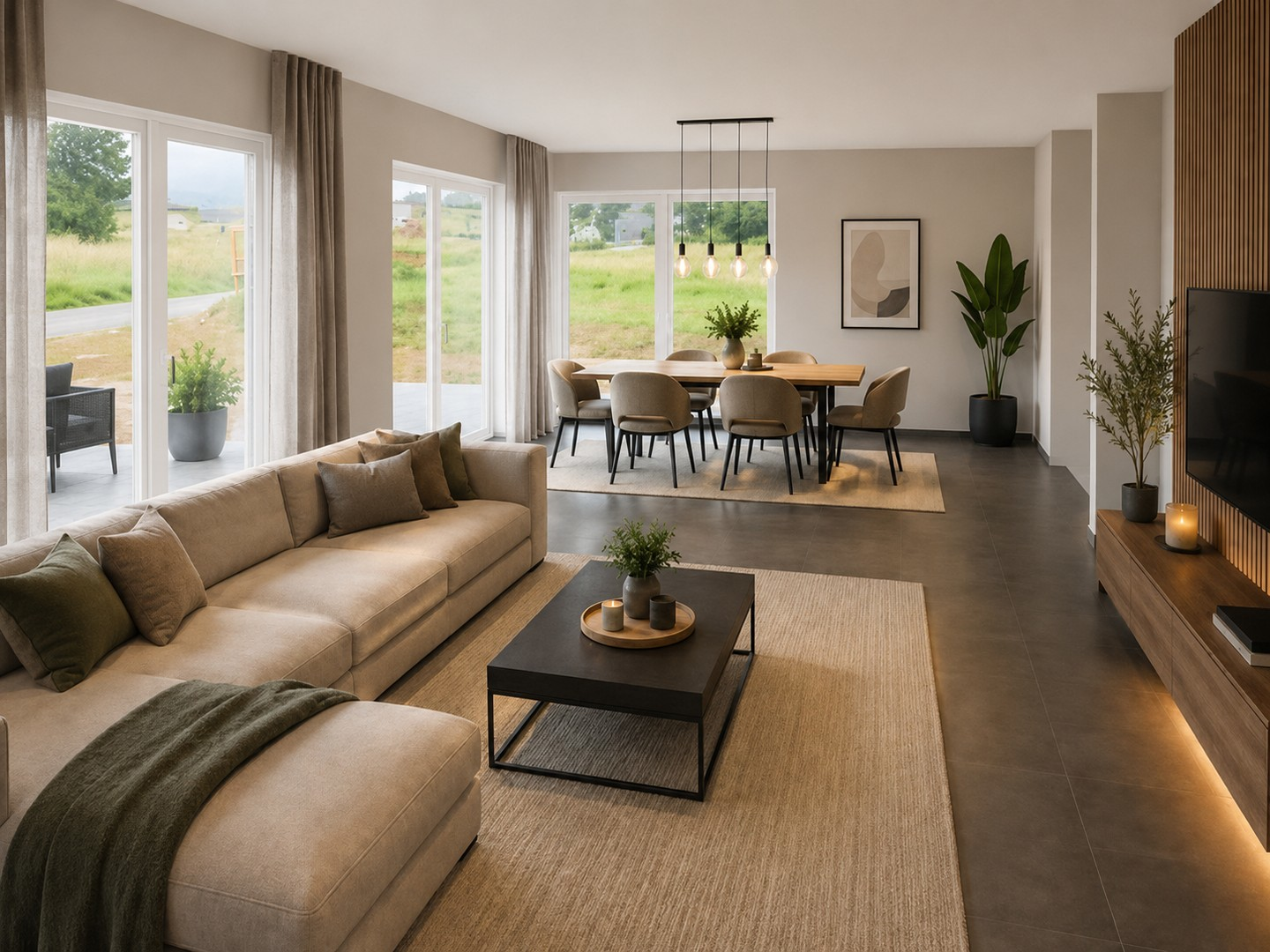 mögliches  Wohn- Esszimmer