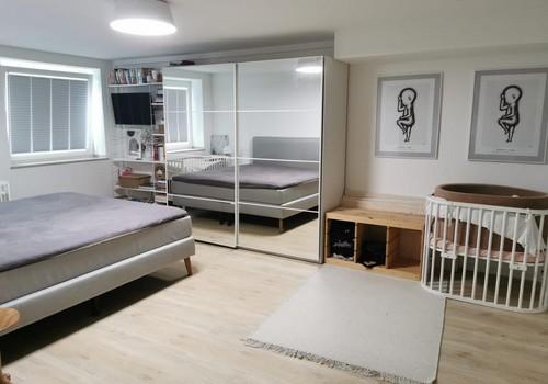 Schlafzimmer im Souterrain