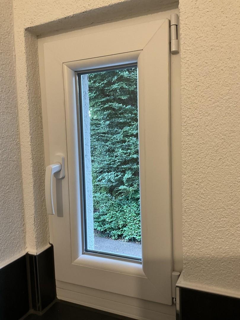 Blick WC - Garten