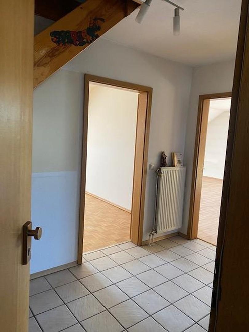 Blick vom Flur in WZ und SZ 1