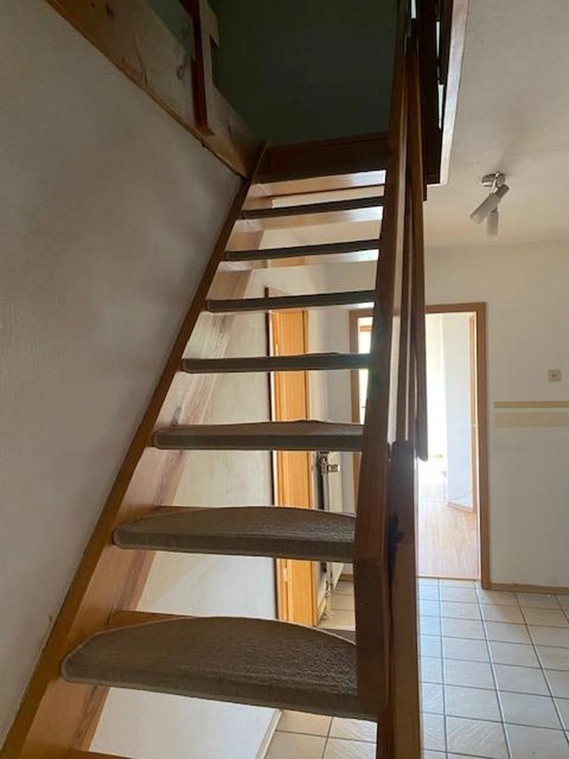 Treppe zum DG