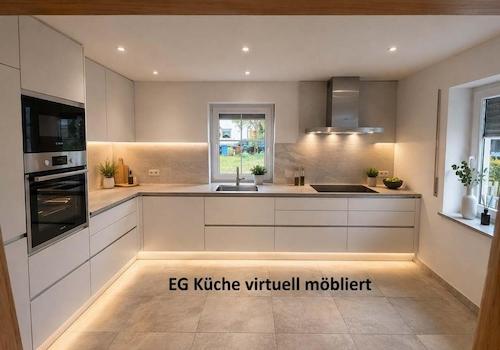 EG Küche virtuell möbliert