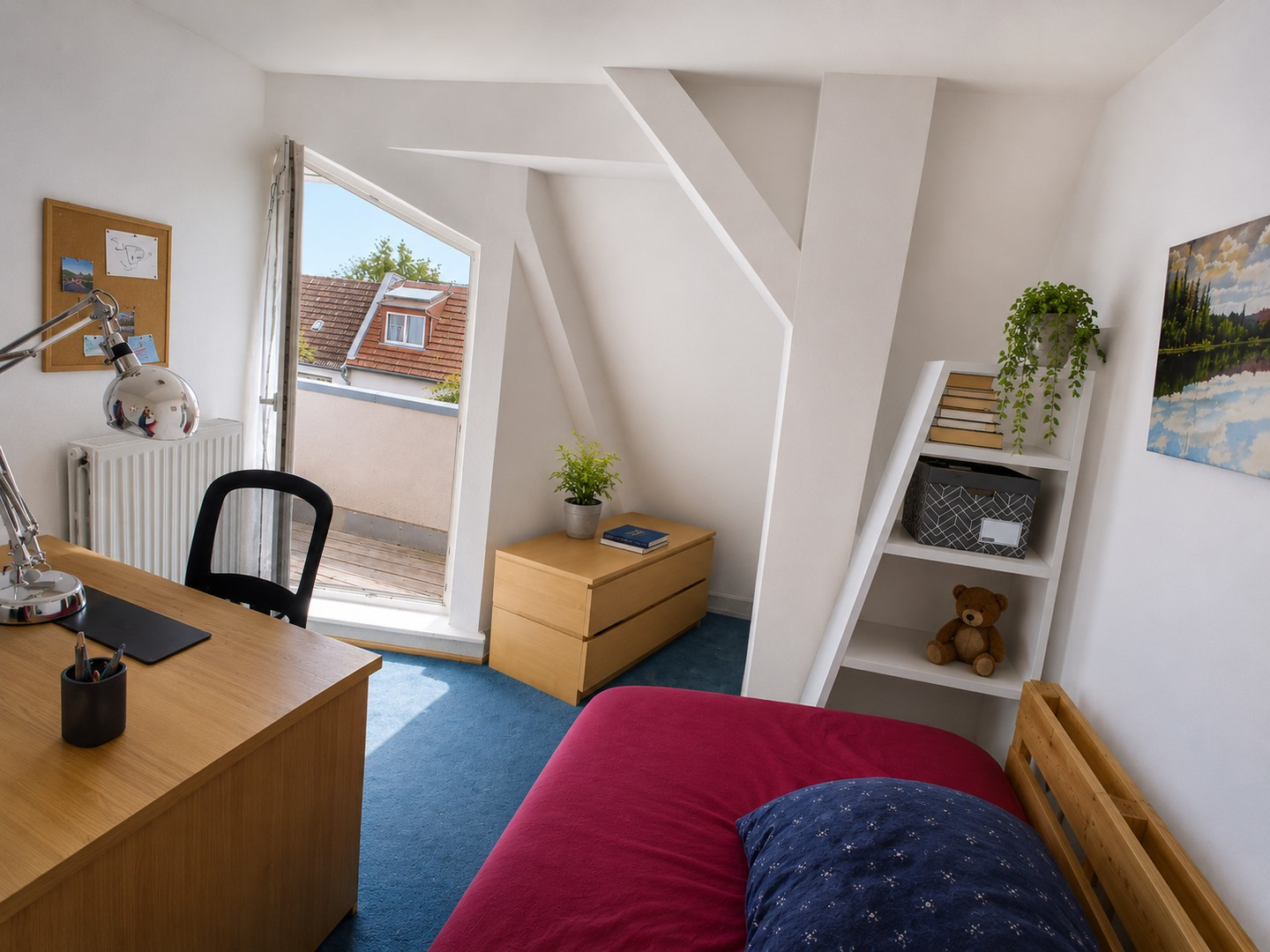 Kinderzimmer mit Balkon