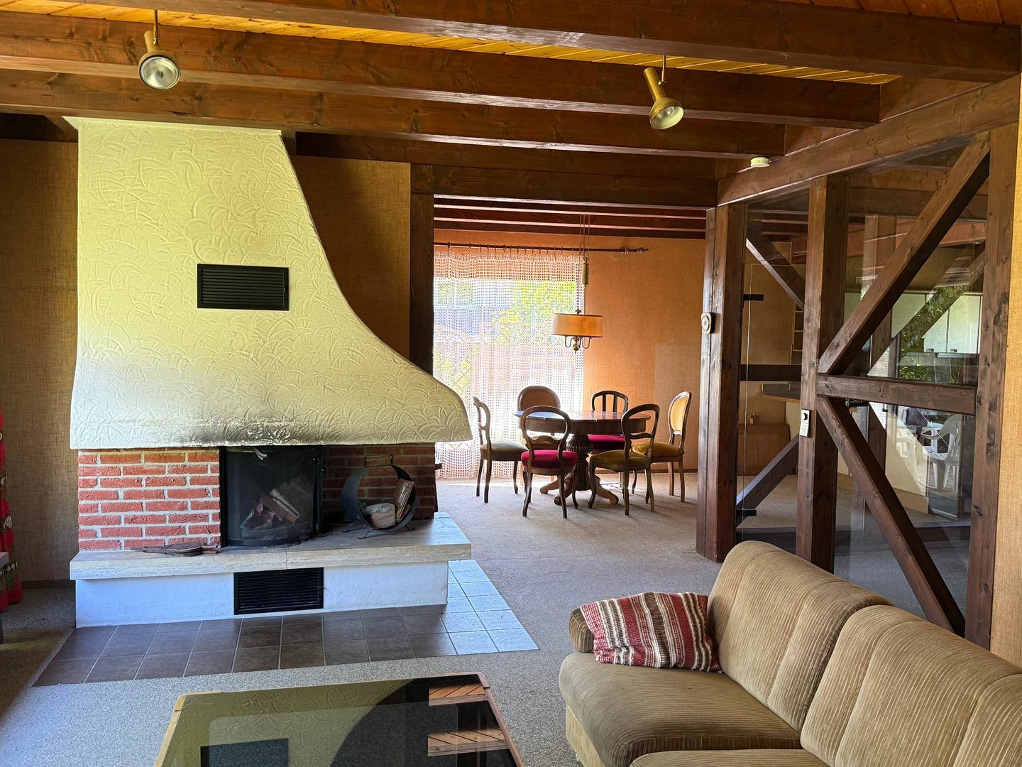 Kamin im Wohnzimmer