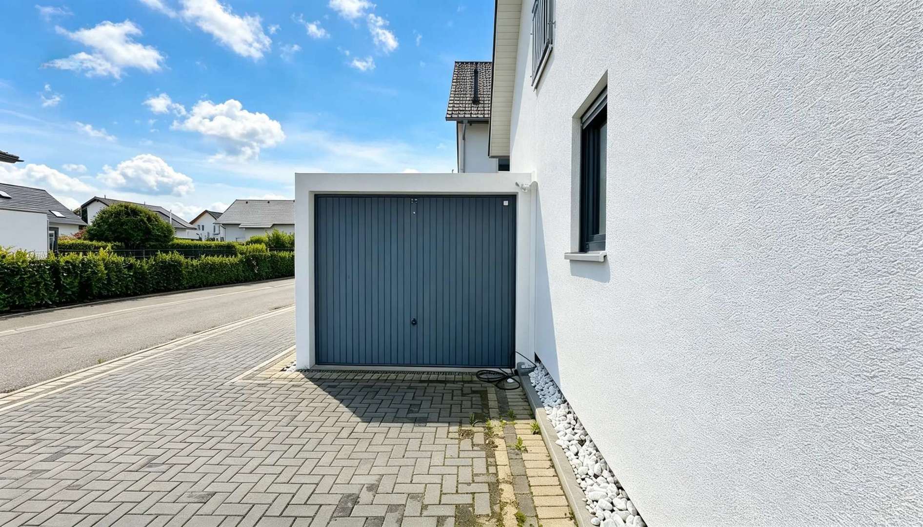 Garage und Stellplätze
