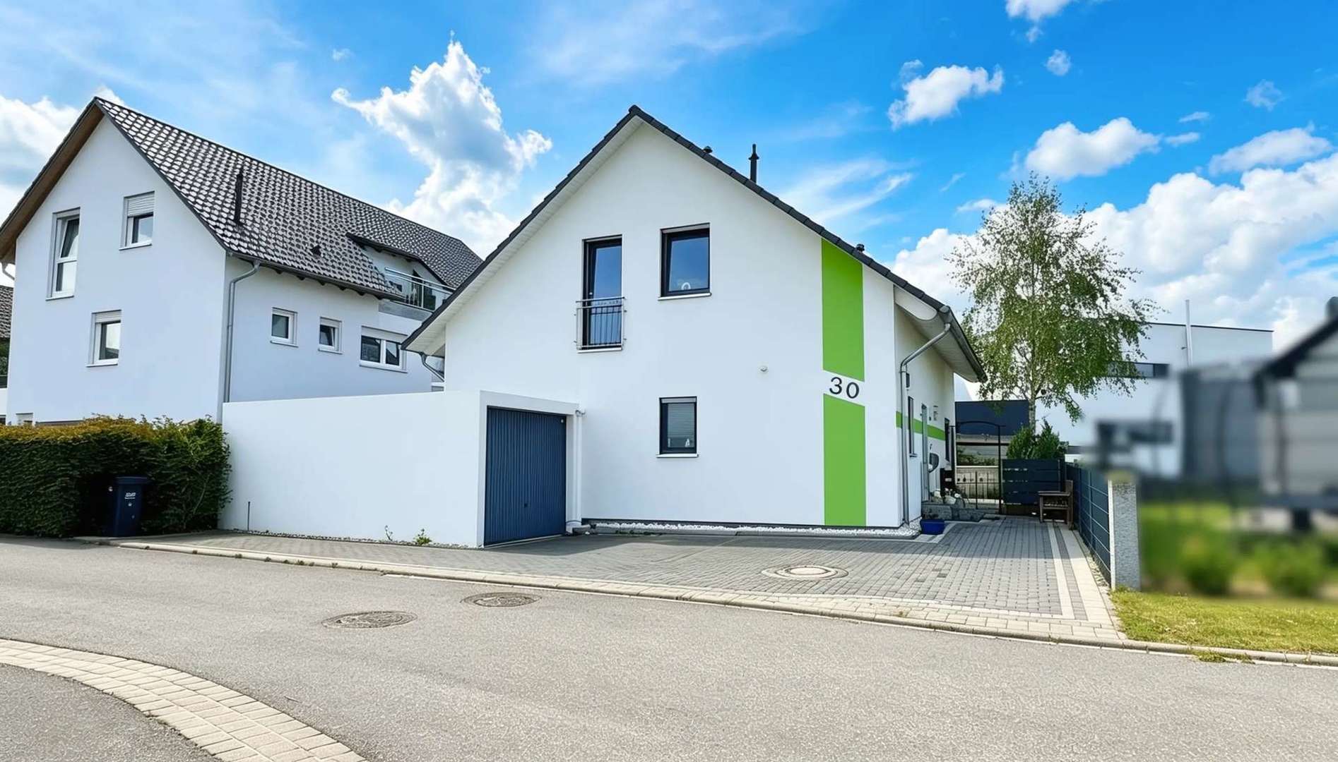 Hausansicht Straße