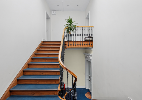 Treppe zur Penthousewohnung