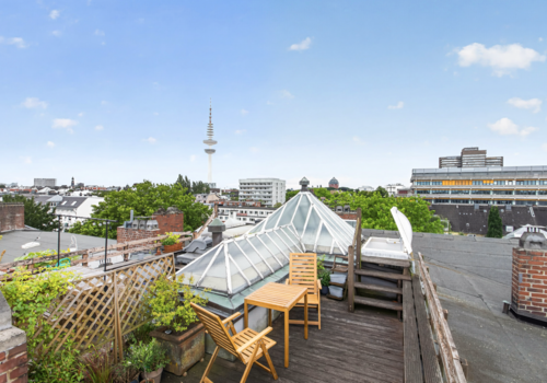 Dachterrasse mit Weitblick