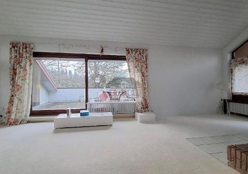 Wohnzimmer mit Dachterrasse
