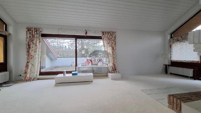 Wohnzimmer mit Dachterrasse