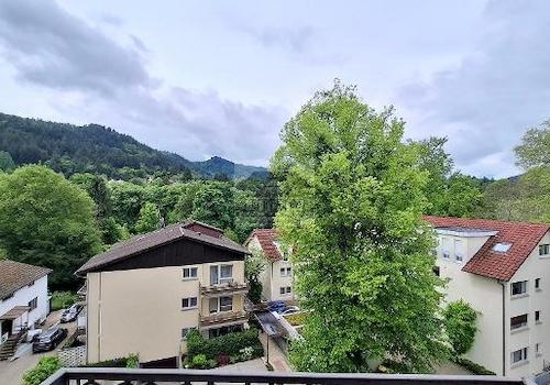 Aussicht vom Balkon