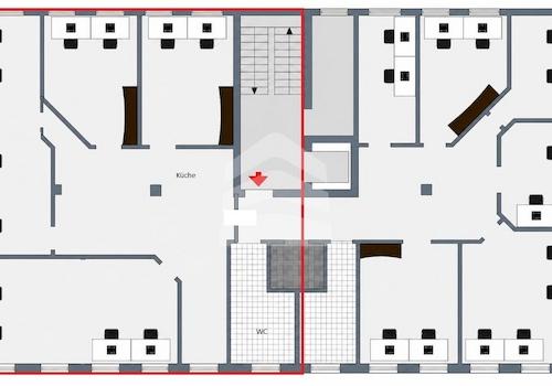 Geschoss Grundriss 