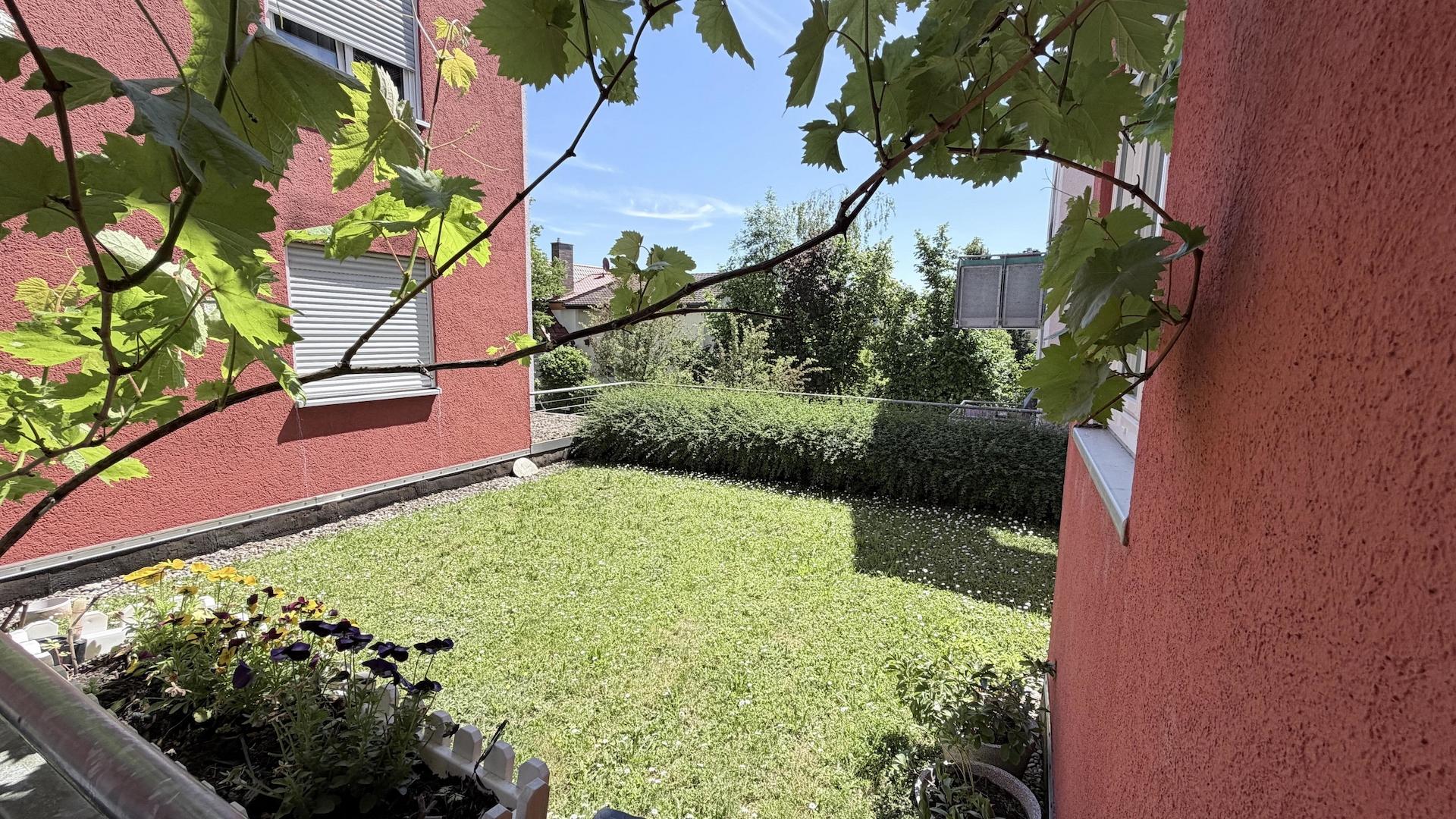 Blick in den Gemeinschaftsgarten
