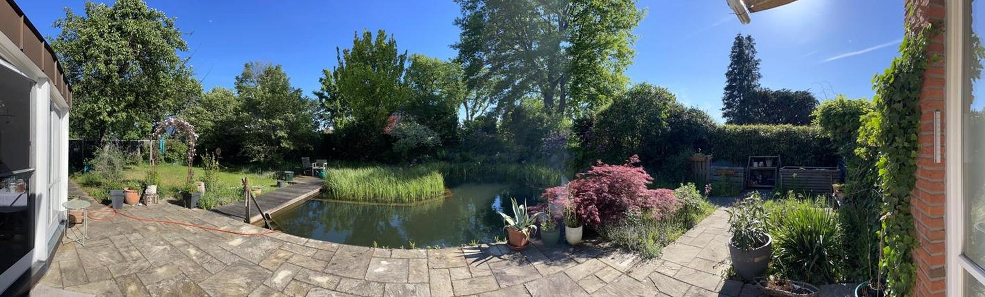 Garten mit Schwimmteich