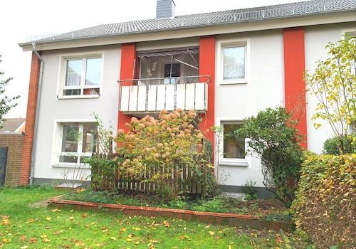 Anblick vom Garten aus