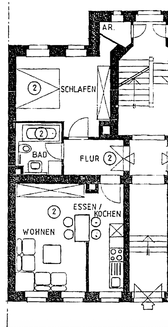 Grundriss WE02 ohne Balkon 