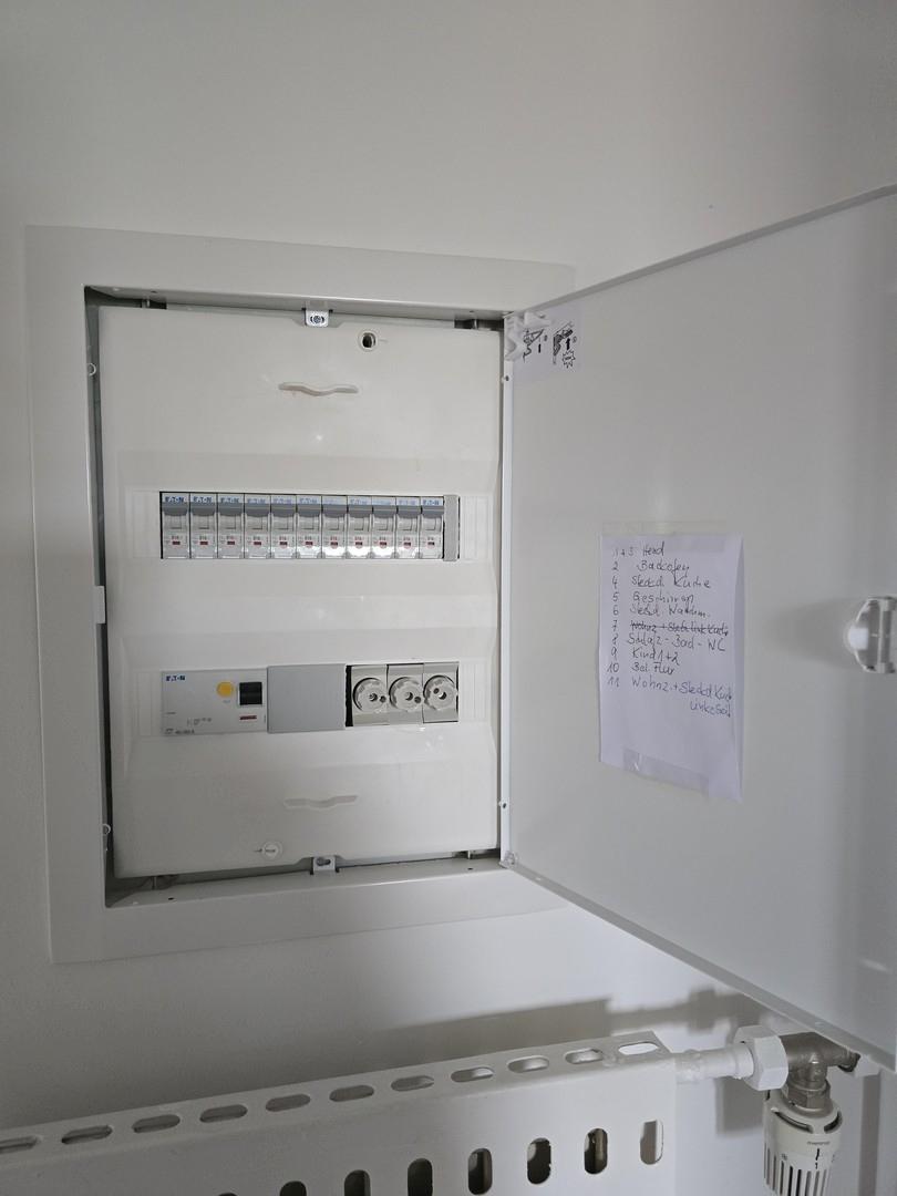 neue Elektroinstallation