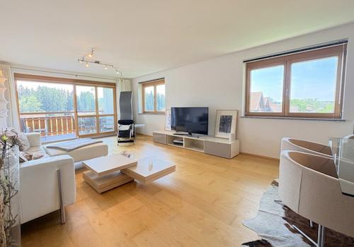 Blick auf die Süd-Loggia